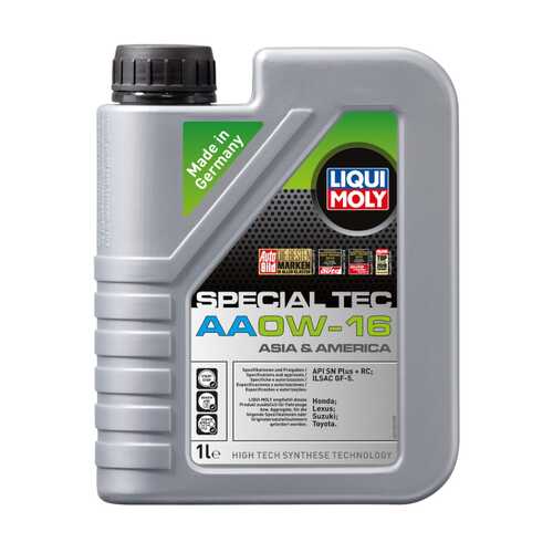 21326 LiquiMoly НС-синт. мот.масло Special Tec AA 0W-16 SN Plus + RC GF-5 (1л) в Лукойл