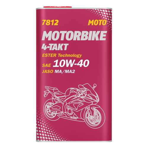 7812 MANNOL 4-Takt Motorbike 10W-40 20 л. Синт. моторное масло в Лукойл