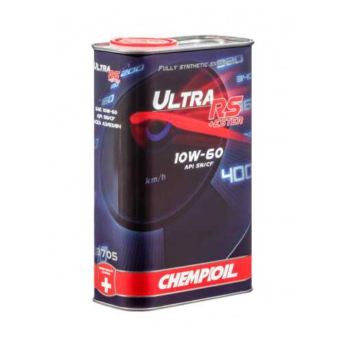 9705 CHEMPIOIL ULTRA RS+ESTER 10W-60 4 л. (metal) синтетическое моторное масло 10W60 в Лукойл