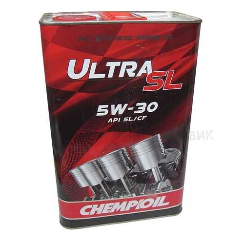 9722 CHEMPIOIL ULTRA SL 5W-30 (A3 B3) 4 л. (metal) синтетическое моторное масло 5W30 в Лукойл