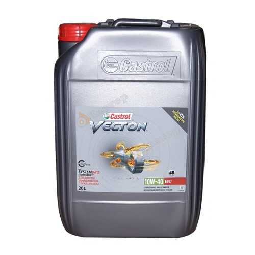 CASTROL 15BA41 Масло моторное Vecton 10W-40 E4/E7 20 л. гр.упак. 1 шт. в Лукойл