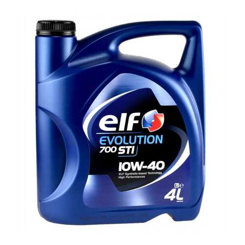ELF Масло Моторное Полусинтетическое Evolution 700 Sti 10w-40 4л Cf/Sl в Лукойл