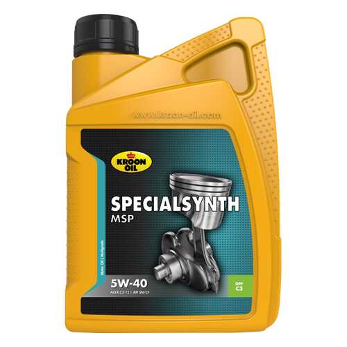 KROON OIL Масло Моторное Specialsynth Msp 5w40 1l в Лукойл