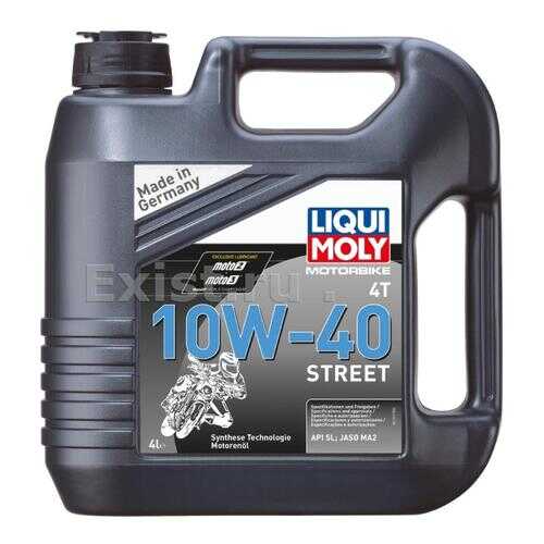 Масло Моторное Liqui Moly Motorbike 4t 10w-40 Street 4l Liqui moly арт. 1243 в Лукойл