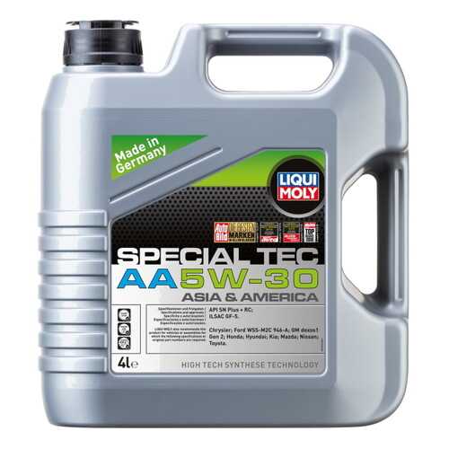 Масло Моторное Liqui Moly Special Tec Aa 5w-30, 4l Liqui moly арт. 7616 в Лукойл