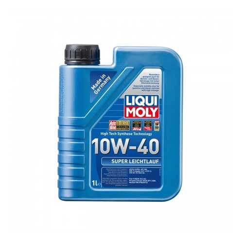 Масло Моторное Liqui Moly Super Leichtlauf 10w-40, 1l Liqui moly арт. 9503 в Лукойл