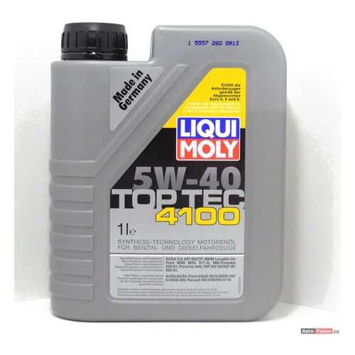 Масло Моторное Liqui Moly Top Tec 4100 5w-40 , 1l Liqui moly арт. 9510 в Лукойл