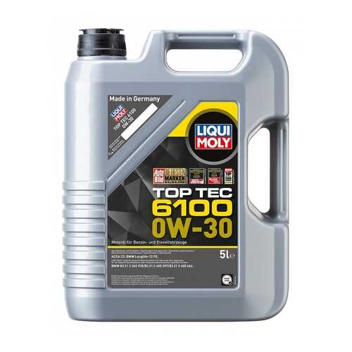 Масло моторное Liqui moly Top Tec 6100 0W-30 5л в Лукойл
