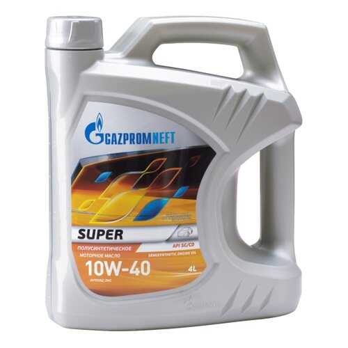 Масло моторное полусинтетическое Gazpromneft super 10w-40 4 л. 4650063110749 в Лукойл