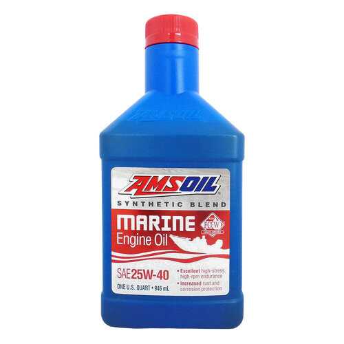 Моторное масло Amsoil Blend Marine 4-Stroke 25W-40 0,946л в Лукойл