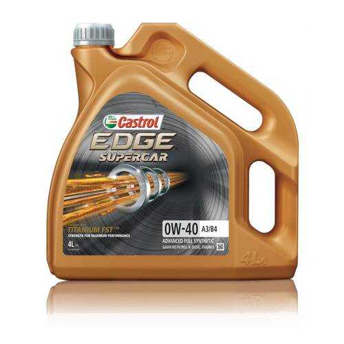 Моторное масло Castrol Edge Supercar 0W-40 4л в Лукойл
