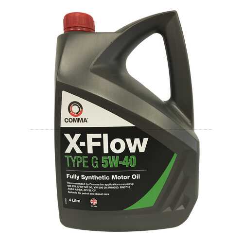 Моторное масло Comma x-Flow type g 5W-40 4л в Лукойл