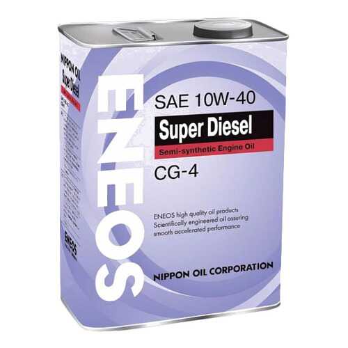 Моторное масло Eneos Super Diesel Semi-Synthetic 10W-40 4л в Лукойл