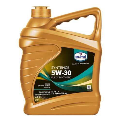 Моторное масло eurol Syntence 5W-30 4л в Лукойл