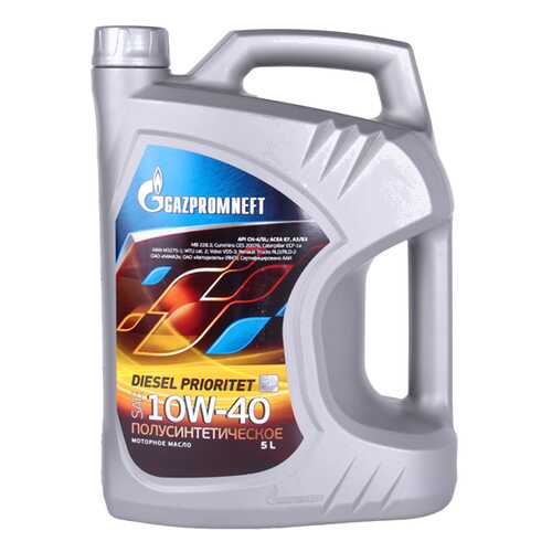 Моторное масло Gazpromneft Diesel Prioritet 10W-40 5л в Лукойл