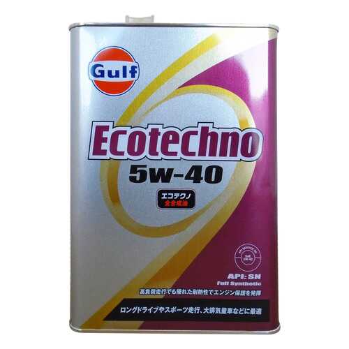 Моторное масло Gulf Ecotechno 5W-40 4л в Лукойл