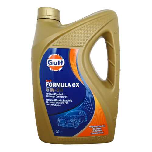 Моторное масло Gulf Formula CX 5W-30 4л в Лукойл
