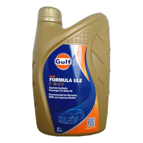 Моторное масло Gulf Formula ULE 5W-40 1л в Лукойл
