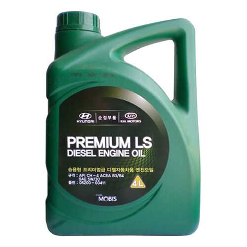 Моторное масло Hyundai Premium LS Diesel Engine Oil SAE 5W-30 4л в Лукойл
