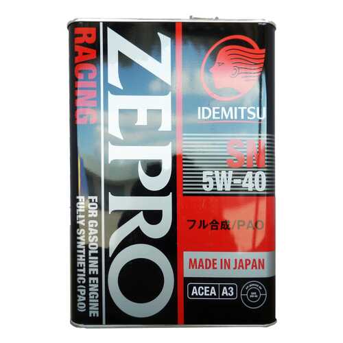 Моторное масло Idemitsu Zepro Racing 5W-40 4л в Лукойл
