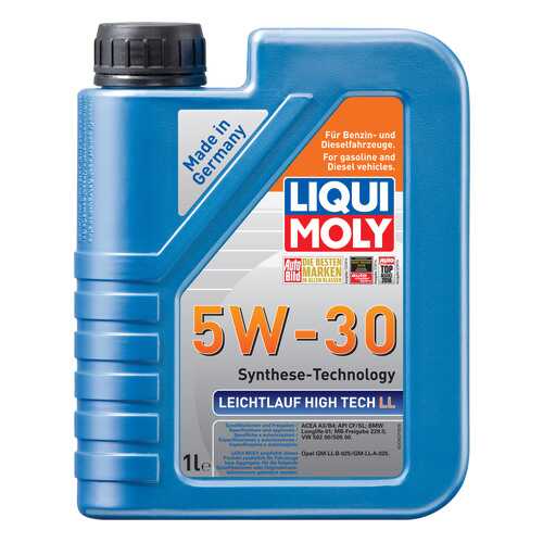 Моторное масло Liqui moly Leichtlauf High Tech LL 5W-30 1л в Лукойл