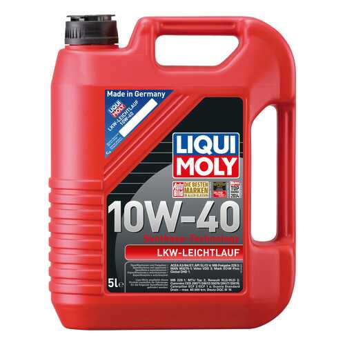 Моторное масло Liqui moly LKW-Leichtlauf-Motoroil Basic 10W-40 5л в Лукойл
