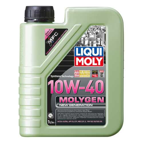 Моторное масло Liqui moly Molygen New Generation 10W-40 1л в Лукойл