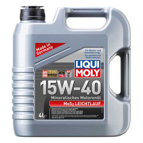 Моторное масло Liqui moly Super Motor Oil MoS2 15w-40 4л в Лукойл