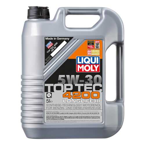 Моторное масло Liqui moly Top Tec 4200 5W-30 5л в Лукойл