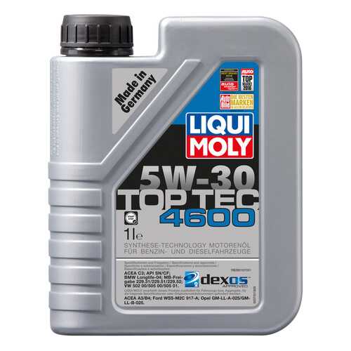 Моторное масло Liqui moly Top Tec 4600 5W-30 1л в Лукойл