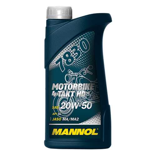 Моторное масло Mannol 4-Takt Motorbike HD 20W-50 1л в Лукойл