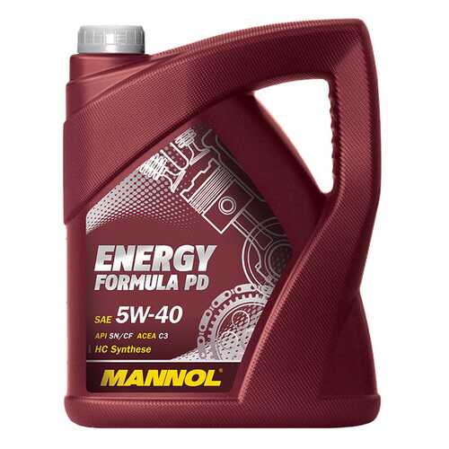 Моторное масло Mannol Ehergy Formula PD 5W-40 5л в Лукойл