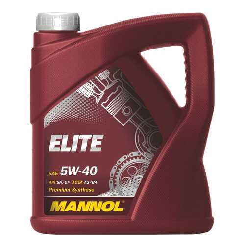 Моторное масло Mannol Elite Fully Synthetic Motor Oil 5W-40 4л в Лукойл