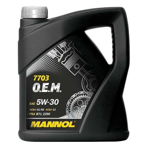 Моторное масло Mannol O.E.M. 5W-30 4л в Лукойл