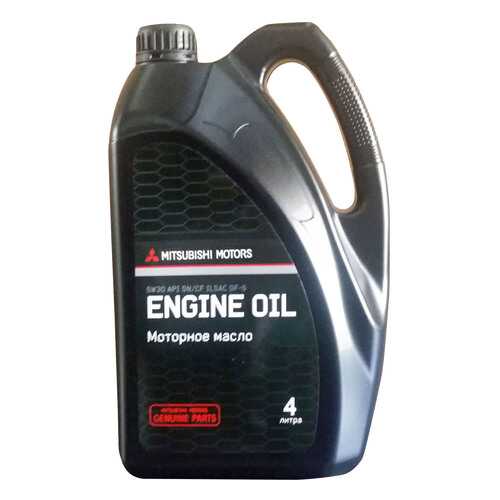 Моторное масло Mitsubishi Engine Oil 5W-30 4л в Лукойл