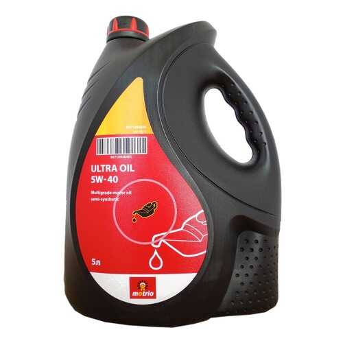 Моторное масло Motrio Ultra Oil 5W-40 5л в Лукойл