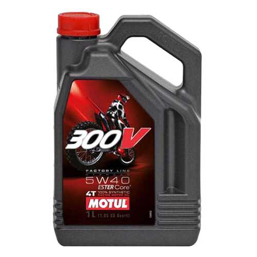 Моторное масло Motul 300V 4T Factory Line Off Road 5W-40 4л в Лукойл