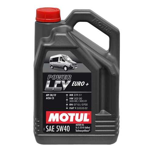 Моторное масло Motul Power LCV Euro+ 5W-40 5л в Лукойл