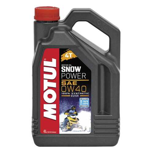 Моторное масло Motul Snowpower 4T 0W-40 4л в Лукойл