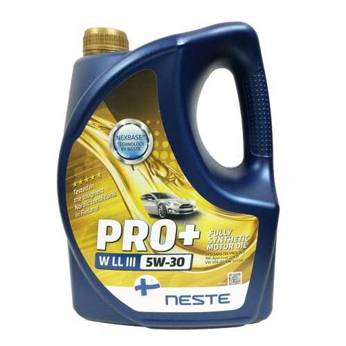 Моторное масло Neste Pro+ W LL-III 5W-30 4л117845 в Лукойл