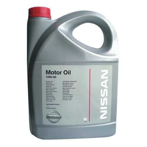 Моторное масло Nissan Semi synthetic 10W-40 5л в Лукойл