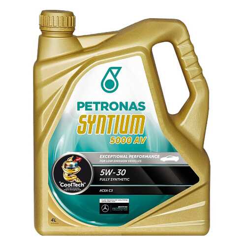 Моторное масло Petronas Syntium 5000 sae AV 5W-30 4л в Лукойл