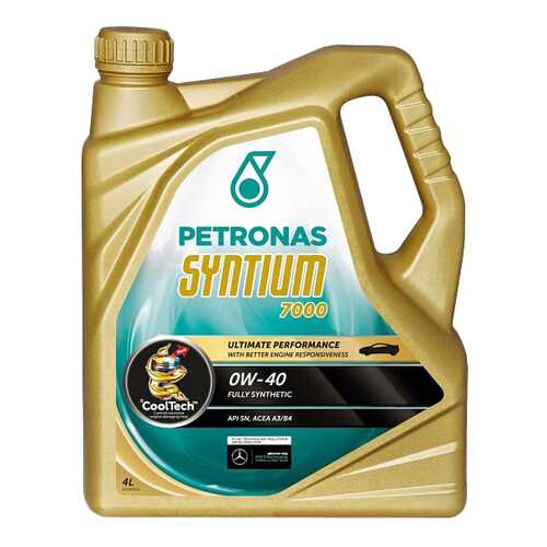 Моторное масло Petronas Syntium 7000 0W-40 4л в Лукойл