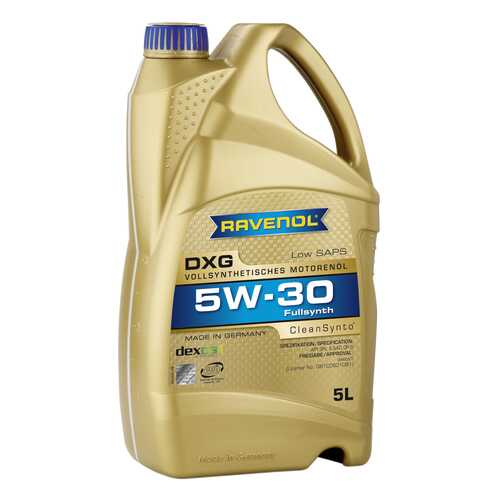 Моторное масло Ravenol DXG SAE 5W-30 5л в Лукойл