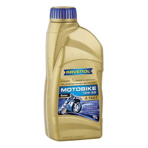 Моторное масло Ravenol Motobike 4-T Ester 10W-50 1л в Лукойл