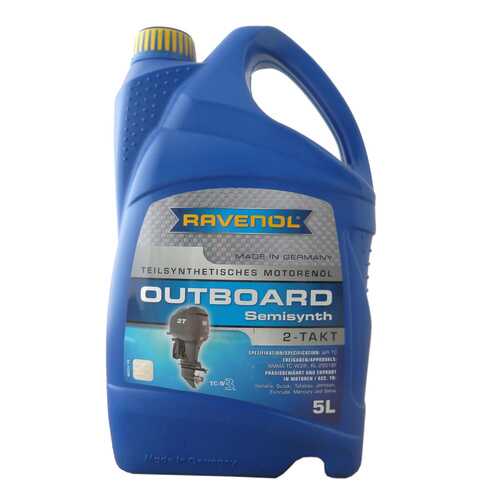 Моторное масло Ravenol Outboardoel 2T teilsynth 5W-30 5л в Лукойл