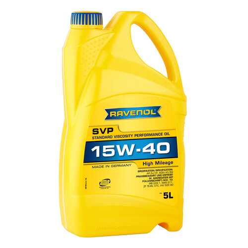 Моторное масло Ravenol SVP Stand Viscos Perform Oil SAE 15W-40 5л в Лукойл