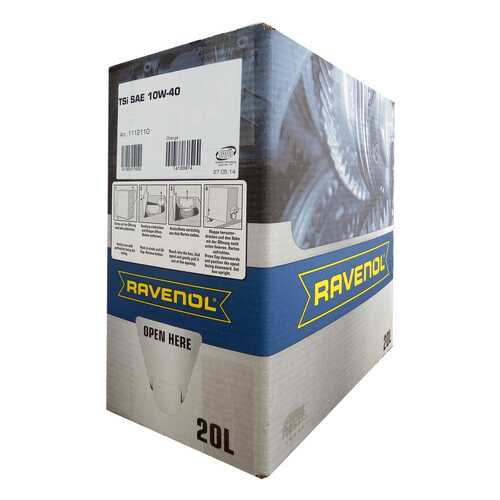 Моторное масло Ravenol TSI SAE 10W-40 20л ecobox в Лукойл