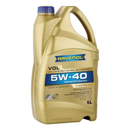 Моторное масло Ravenol VDL 5W-40 5л в Лукойл