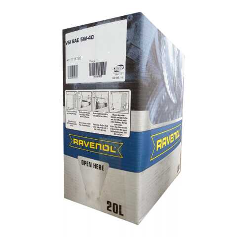 Моторное масло RAVENOL VSI SAE 5W-40 (20л) ecobox в Лукойл